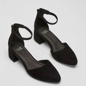 Eileen Fisher Suede Ankle Strap Pump Heels Size 11